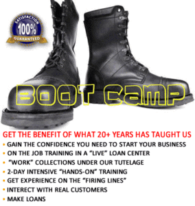 Car Title Loan & Payday Loan Boot Camps Available