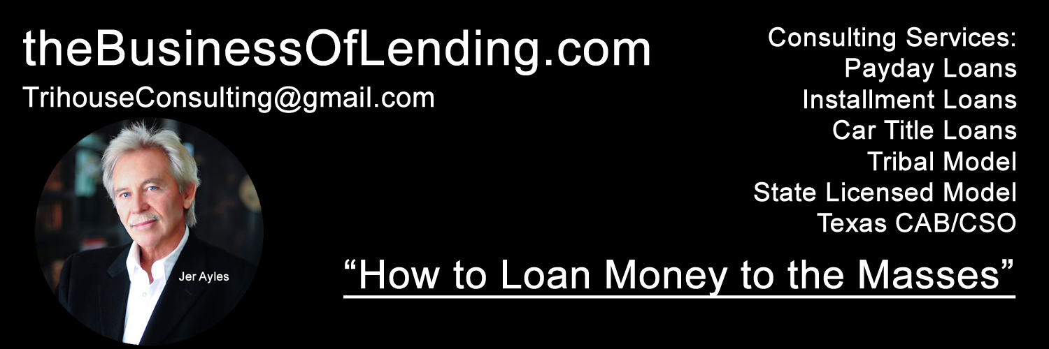 Jer Ayles, Consultant: How to Start a Consumer Loan Business