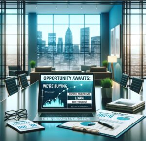 We are buying subprime loan portfolios