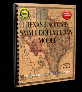 How to Start a Texas CAB-CSO Loan Business