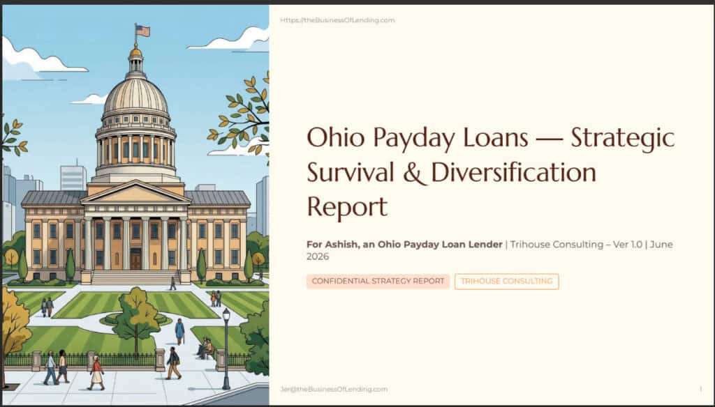 That last payday loan business in Ohio