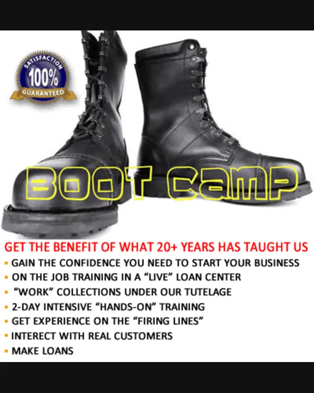 Boot Camp: two-day hands-on training inside a live loan center with Jer Ayles